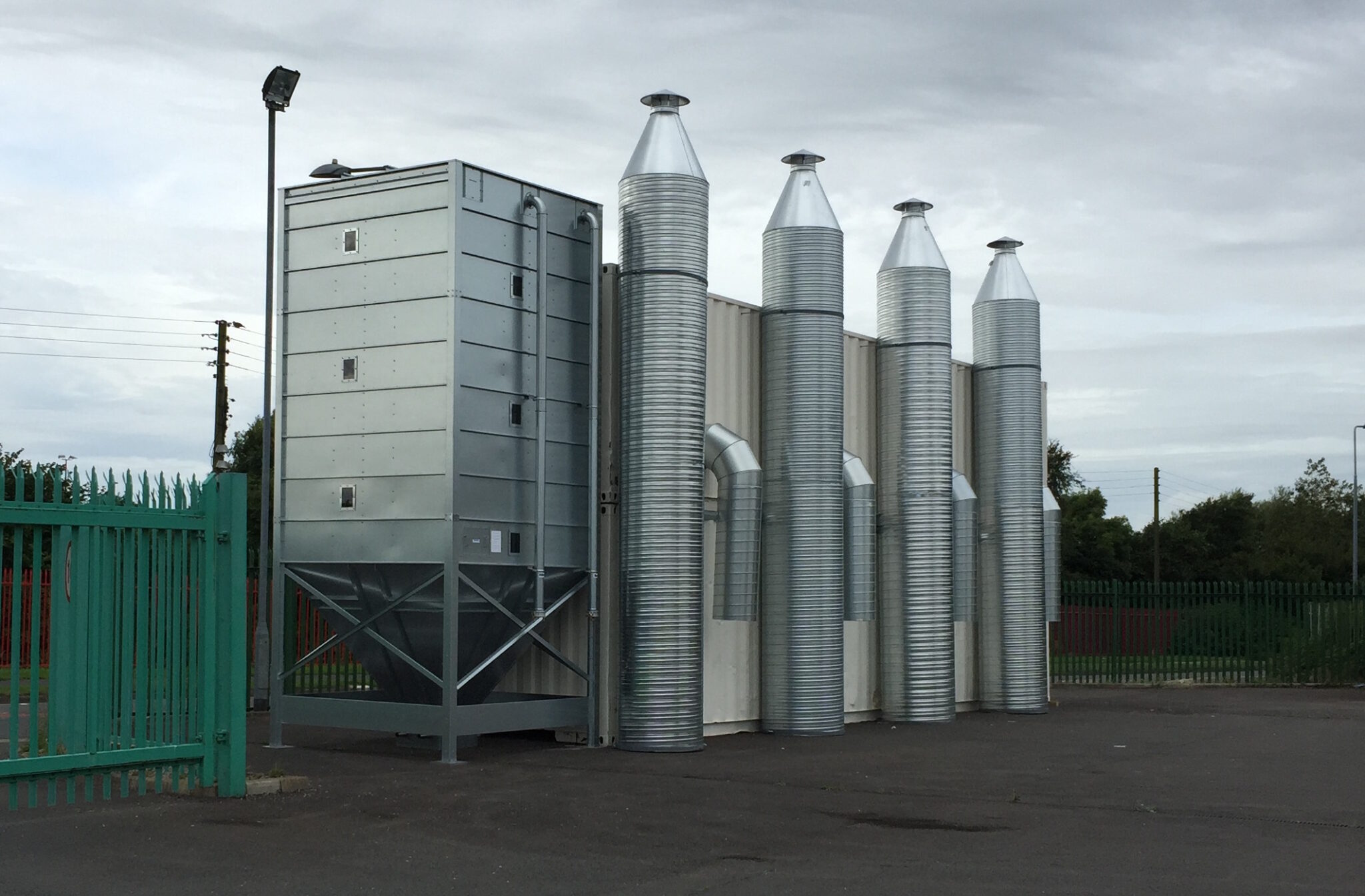 Biomass silo installation image